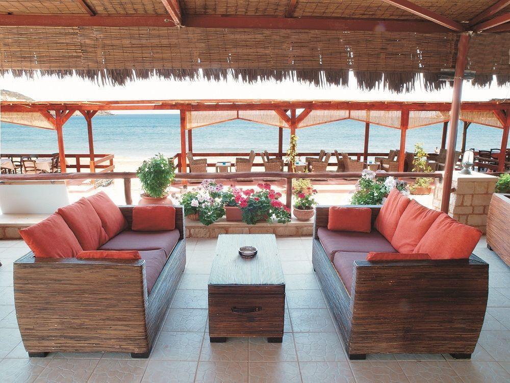 Niriides Beach Hotel Rethymno Restaurante foto